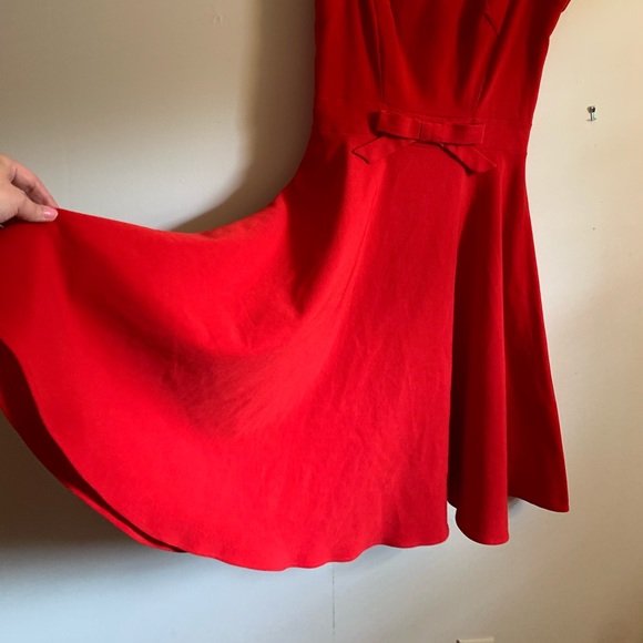 Bettie Page red cocktail dress - Picture 3 of 6